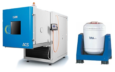 Vibration testing machine combinedwith environmental chamber